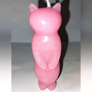 Hand crafted limited edition tall catcandle from our Cat Lady candle collection